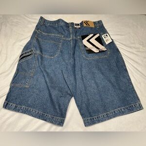 VTG NWT Deadstock Karl Kani Baggy Hip Hop Carpenter Denim Shorts-36x12